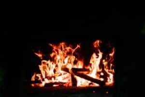 An image of a burning fire.