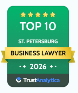 Trust Analytica Top 10 Business Lawyer badge - Lopez Law Group